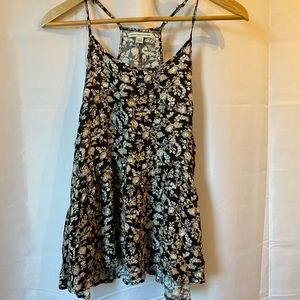 AE floral peplum spaghetti strap